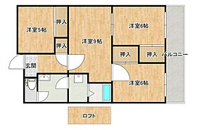 オーリッツコート甲南山手 503 ｜ 兵庫県神戸市東灘区本庄町1丁目（賃貸マンション3LDK・5階・65.92㎡） その2