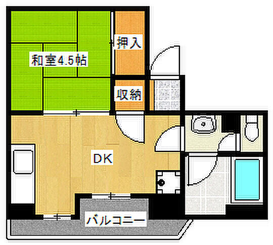 トーアハイツ 502｜兵庫県神戸市中央区山本通3丁目(賃貸マンション1DK・5階・31.37㎡)の写真 その2