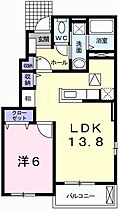 メゾン・ド・リーヴ 101 ｜ 兵庫県たつの市揖西町土師4丁目（賃貸アパート1LDK・1階・45.89㎡） その2