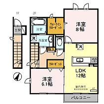 ルーチェ 202 ｜ 兵庫県加古郡播磨町東野添3丁目（賃貸アパート2LDK・2階・68.37㎡） その2