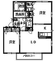 シャーメゾンエムズII番館 202 ｜ 兵庫県姫路市仁豊野（賃貸アパート2LDK・2階・54.00㎡） その2