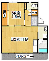 兵庫県加東市沢部（賃貸マンション1LDK・3階・39.83㎡） その2