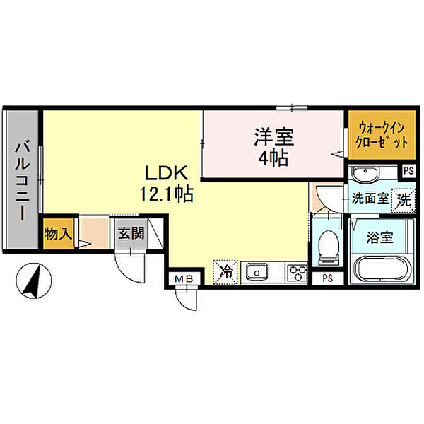 兵庫県神戸市東灘区住吉本町2丁目(賃貸アパート1LDK・2階・41.30㎡)の写真 その2