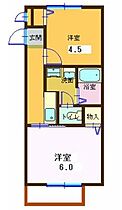 兵庫県加東市喜田2丁目（賃貸アパート2K・2階・30.69㎡） その2