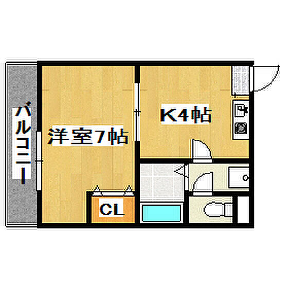 兵庫県明石市大久保町駅前2丁目(賃貸マンション1K・2階・24.05㎡)の写真 その2