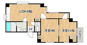 兵庫県神戸市東灘区御影本町2丁目（賃貸マンション2LDK・3階・43.16㎡） その2