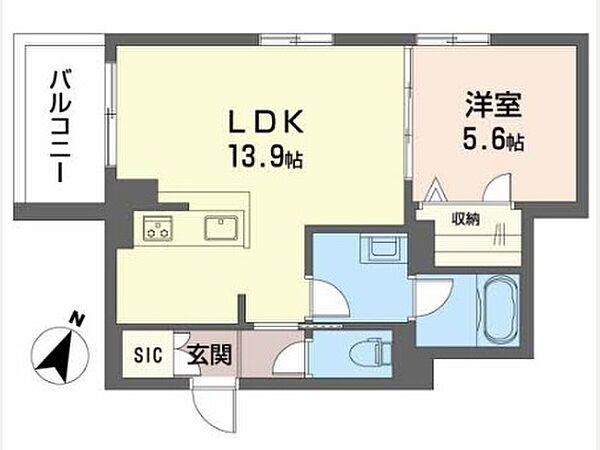 兵庫県神戸市垂水区桃山台2丁目(賃貸アパート1LDK・3階・45.92㎡)の写真 その2