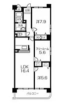 兵庫県姫路市国府寺町（賃貸マンション3LDK・8階・74.65㎡） その2