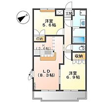 兵庫県姫路市飾磨区阿成鹿古（賃貸アパート2LDK・2階・54.55㎡） その2