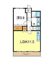 兵庫県加古川市別府町新野辺（賃貸アパート1LDK・2階・41.04㎡） その2