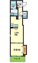 兵庫県神戸市須磨区北町3丁目（賃貸マンション1LDK・3階・28.72㎡） その2