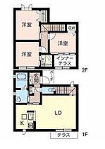 兵庫県明石市魚住町中尾（賃貸テラスハウス3LDK・1階・81.34㎡） その2