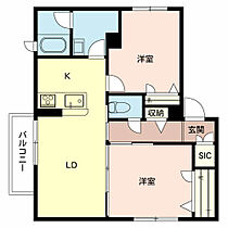 兵庫県加古川市尾上町長田（賃貸アパート2LDK・1階・57.84㎡） その2