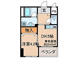 間取図画像 1DK