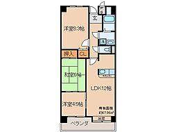 グランK'S 3LDKの間取図画像