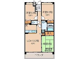 グランK's-ジオ 3LDKの間取図画像