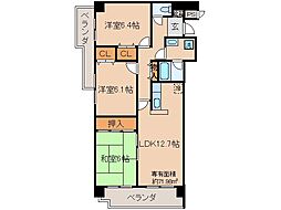 フレックス戸ノ内 3LDKの間取図画像