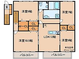 カナルガーデン 4LDKの間取図画像