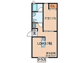 京都府京都市伏見区横大路貴船（賃貸アパート1LDK・1階・36.91㎡） その2