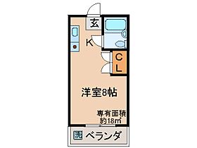 京都府城陽市平川車塚（賃貸マンション1R・1階・18.00㎡） その2