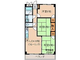 京都府京都市伏見区大津町（賃貸マンション3LDK・4階・59.00㎡） その2