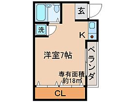 京都府京都市山科区東野南井ノ上町（賃貸マンション1R・1階・18.00㎡） その2