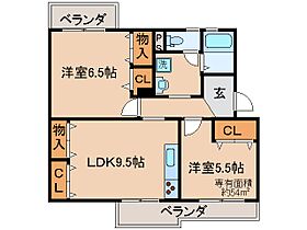 京都府京都市伏見区桃山町立売（賃貸マンション2LDK・4階・55.00㎡） その2