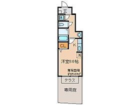 京都府京都市山科区厨子奥尾上町（賃貸アパート1R・1階・25.67㎡） その2