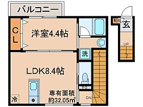 京都府京都市山科区大宅坂ノ辻町（賃貸マンション1LDK・2階・32.05㎡） その2