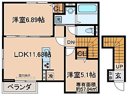 近鉄京都線 富野荘駅 徒歩9分