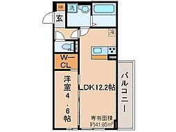 間取図画像 1LDK