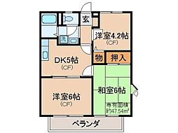 間取図画像 3DK