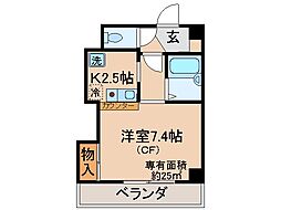 間取図画像 1K