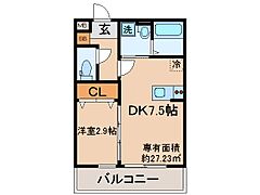 物件の間取り