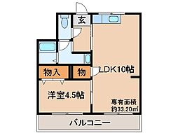 間取図画像 1LDK