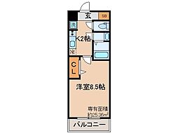 間取図画像 1K