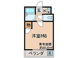 間取図画像 1K