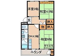 間取図画像 3DK