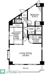 エルパラドール 3階4LDKの間取り