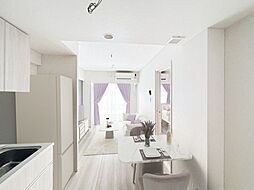 京王線 中河原駅 徒歩10分の賃貸マンション 2階1LDKのリビング/ダイニング