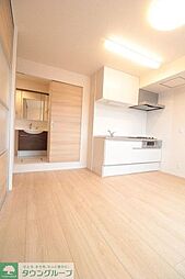 京王相模原線 調布駅 徒歩18分の賃貸アパート 2階1LDKのリビング/ダイニング