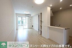 JR南武線 稲城長沼駅 徒歩8分の賃貸アパート 2階1LDKのリビング/ダイニング