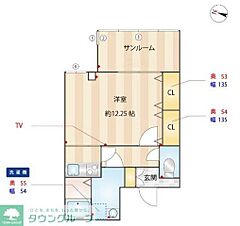 物件の間取り