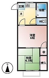 コーポコスモス 1階/101