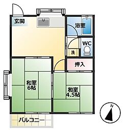 フジコーポ 1階/-