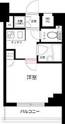 ルーブル高円寺伍番館 3階1Kの間取り