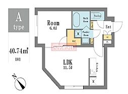 ＬＥＧＡＬＡＮＤ荻窪ＡＮＮＥＸ 1階1LDKの間取り