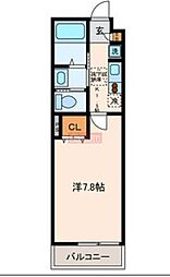 SPACEZERO 1Kの間取図画像