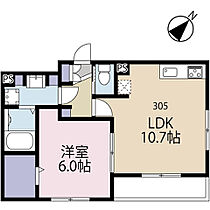 コンフォール 305 ｜ 埼玉県さいたま市南区大谷場1丁目（賃貸マンション1LDK・3階・40.36㎡） その2