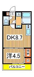 間取図画像 1DK